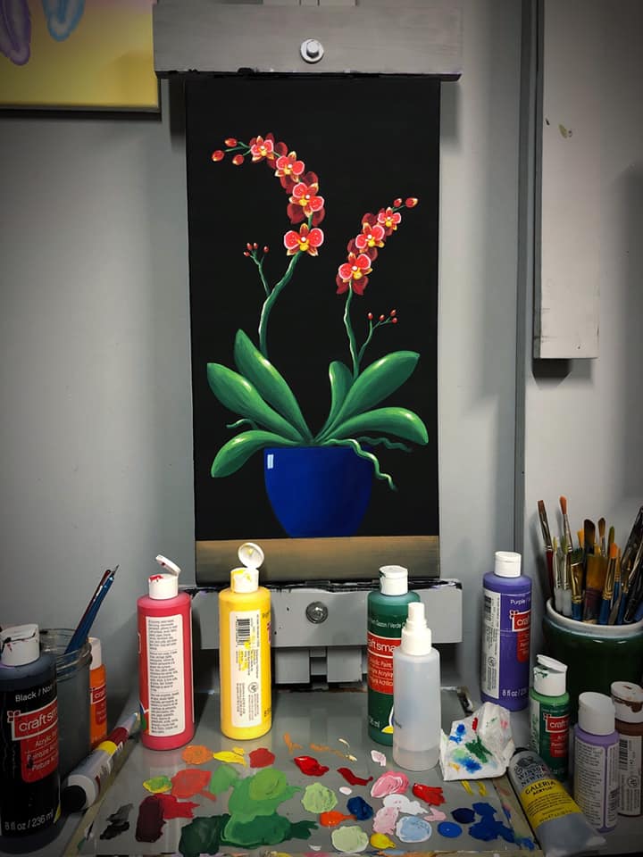 Orchid Painting Class