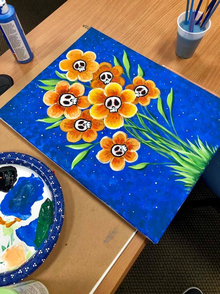 Day Of The Dead Painting Ideas