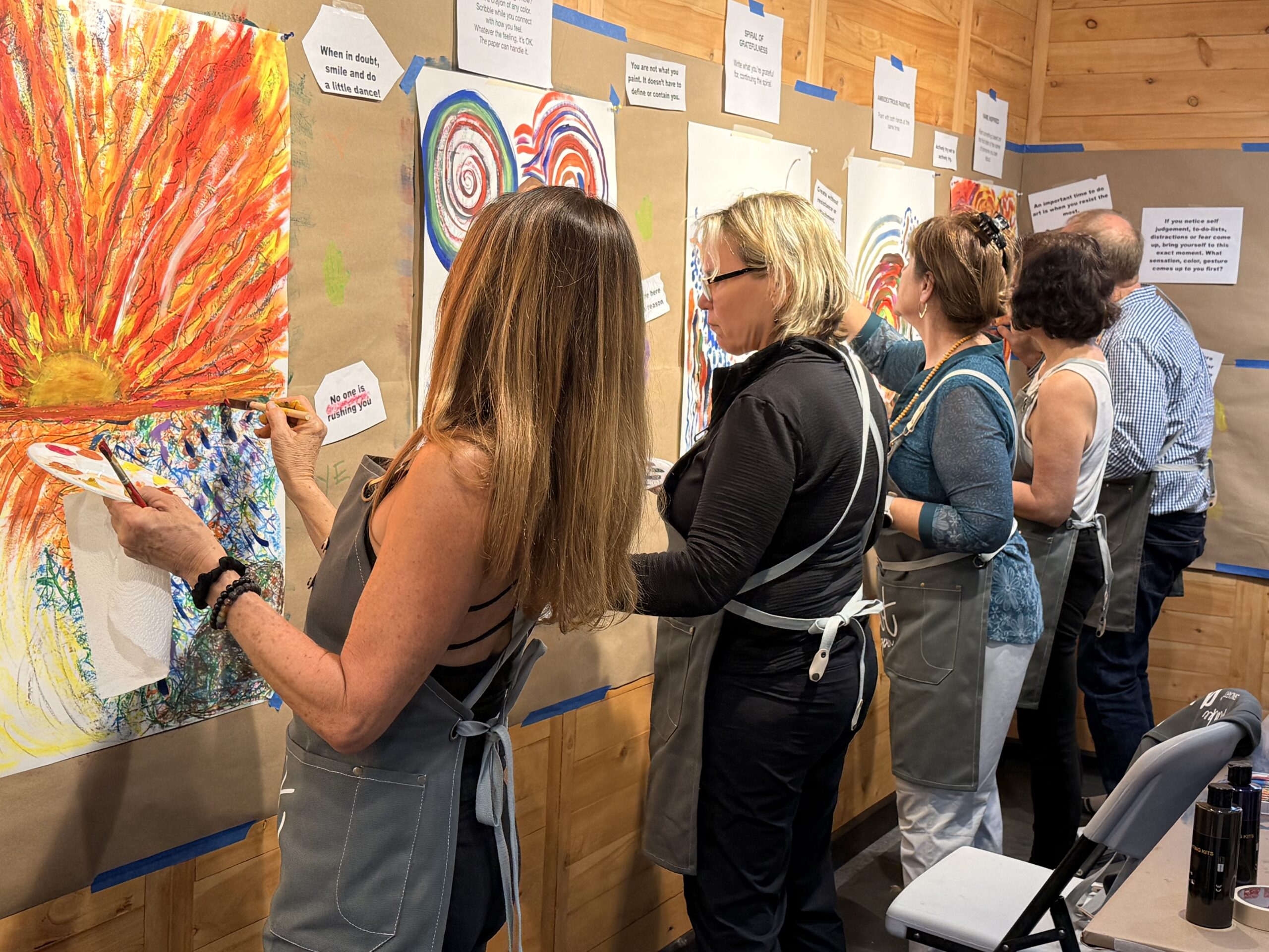 The Letting Go Art Experience — April Session