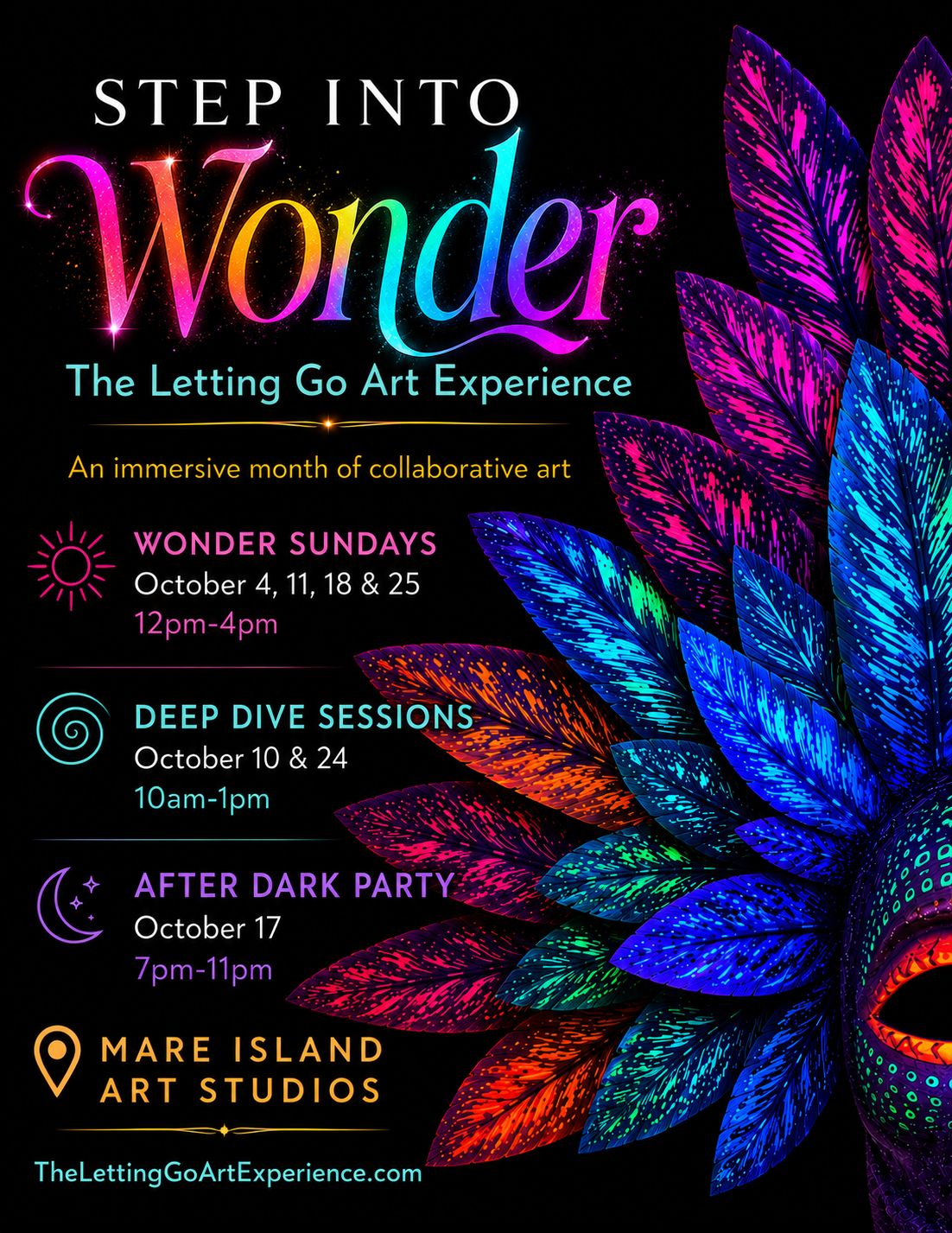 Step Into Wonder - The Letting Go Art Experience